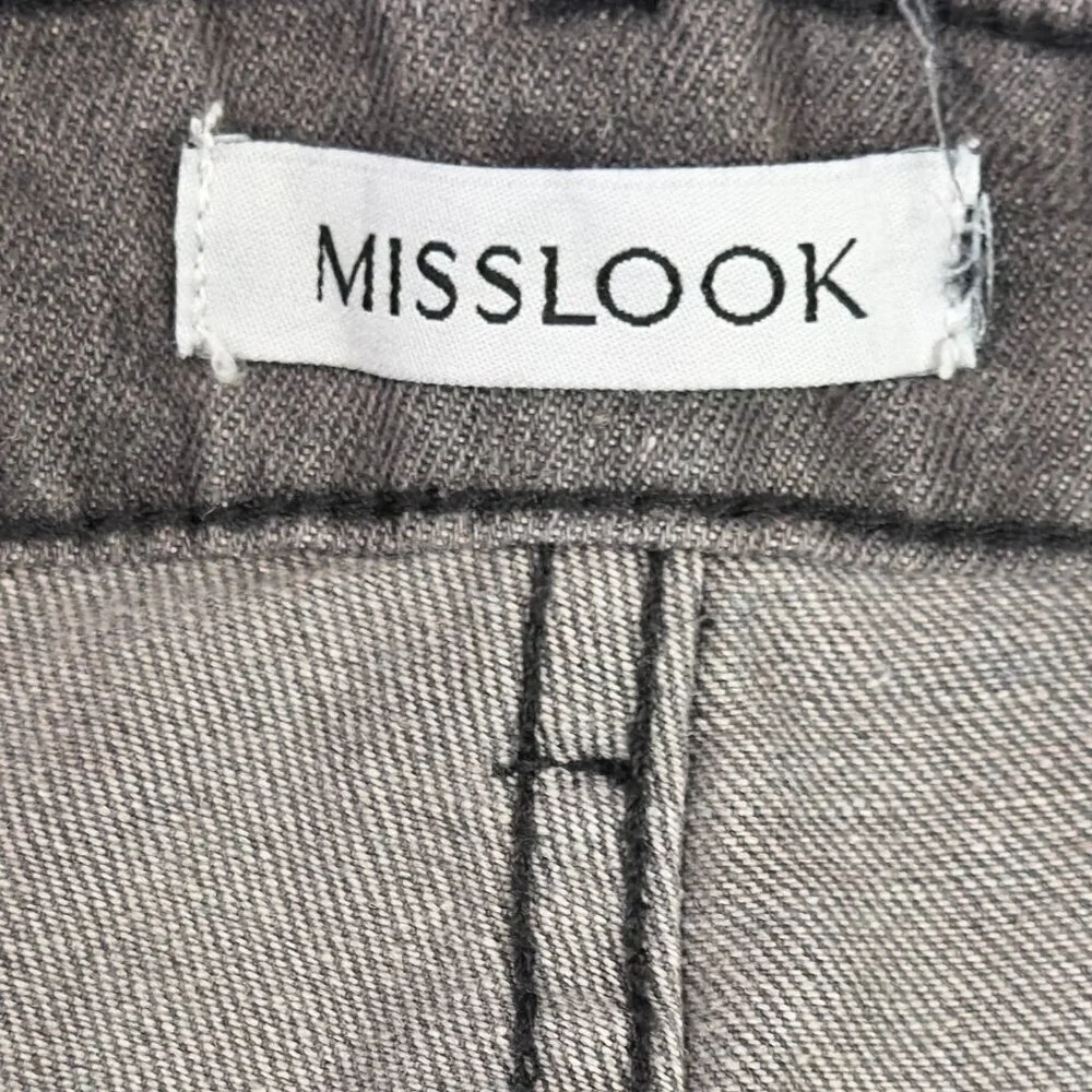 MISS LOOK Grey Sunflower Jeans – Size (Approx. XL) - Picture 7 of 7